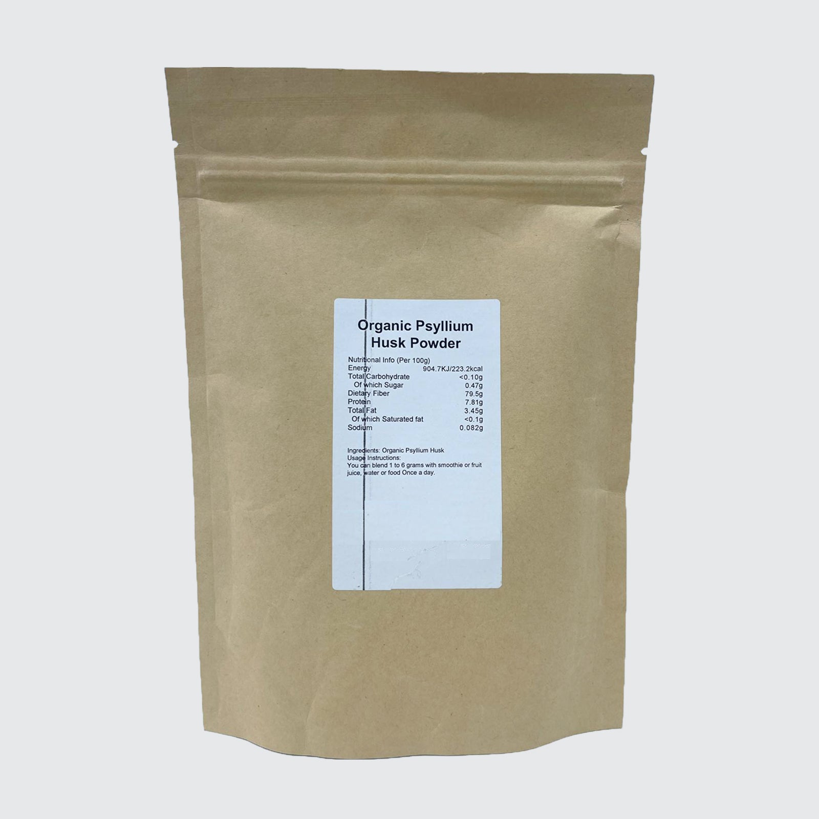 Organic Psyllium Husk Powder - 100% Certified