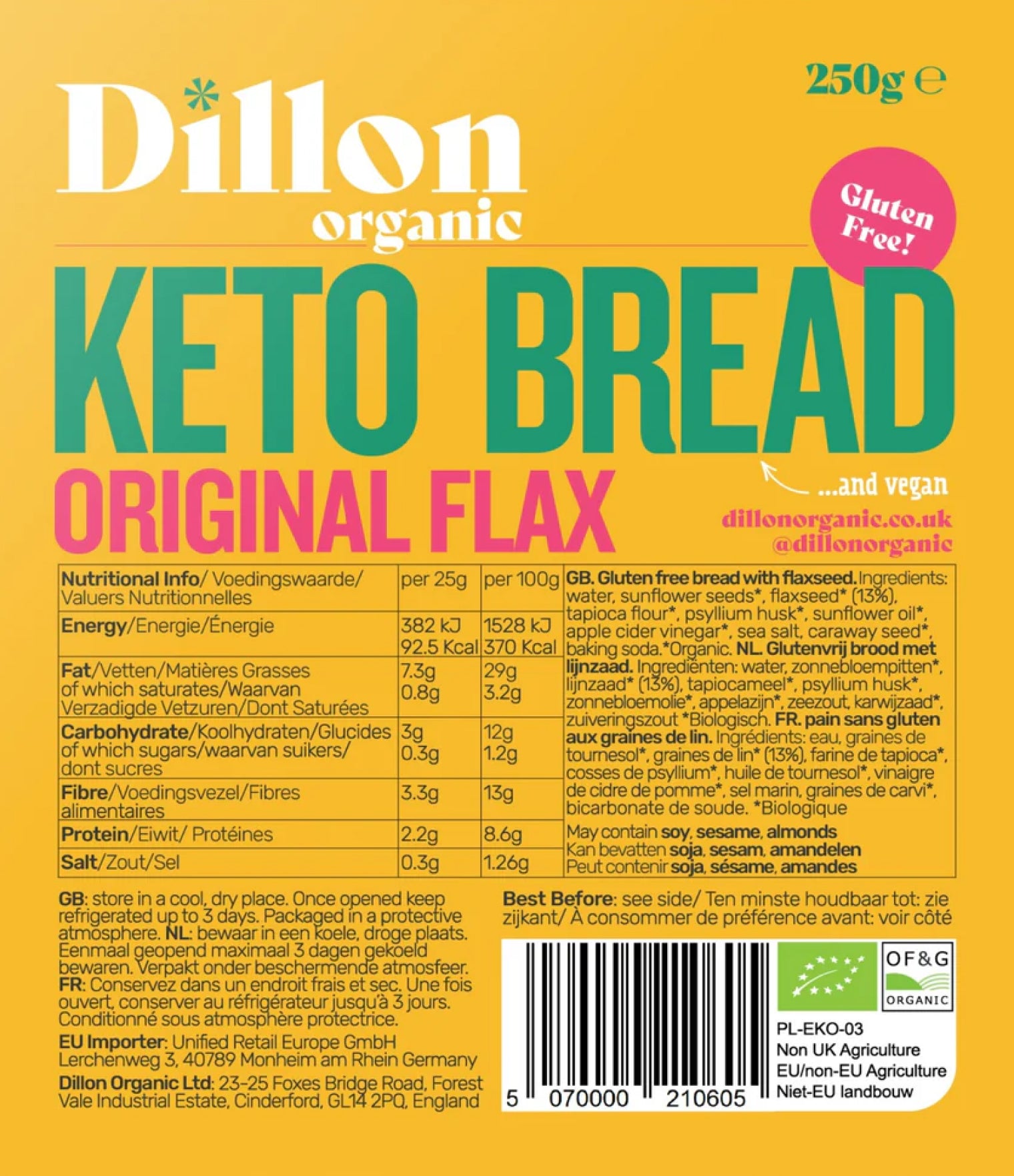 Original Flax Keto Bread