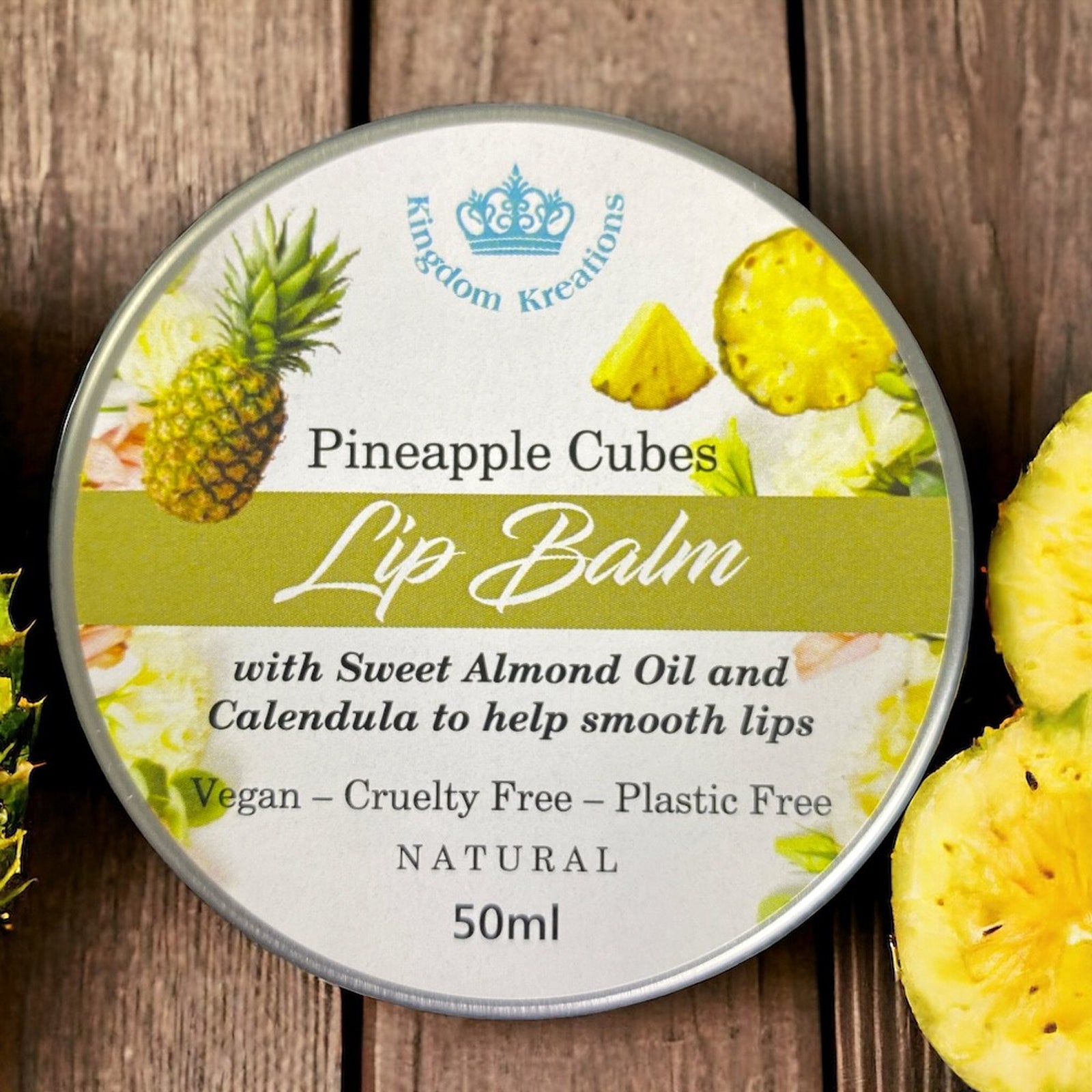 Pineapple Cubes Lip Balm – Natural