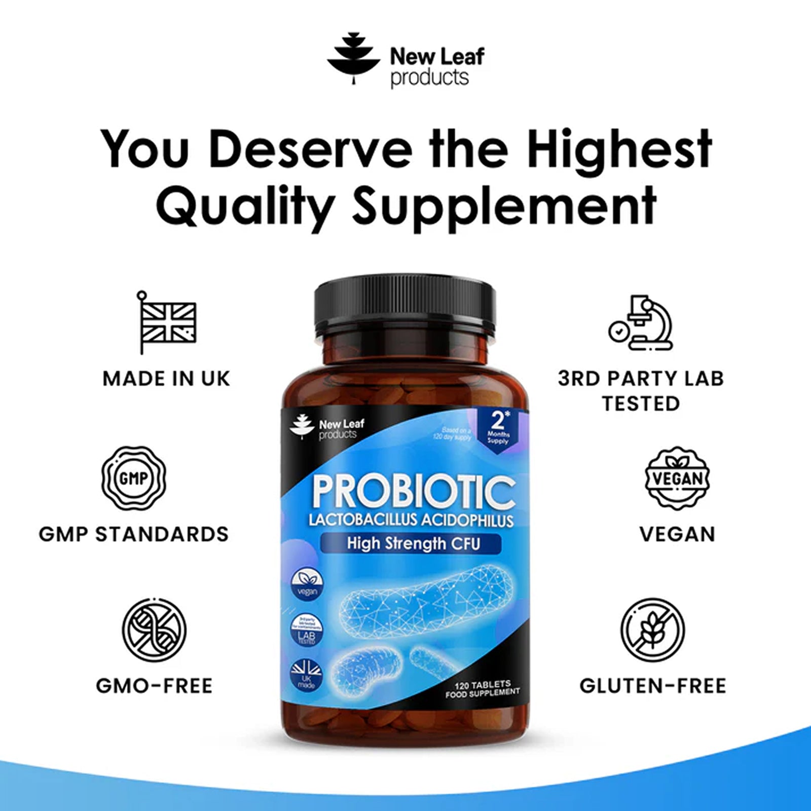 Probiotic Acidophilus Digestive & Gut Health