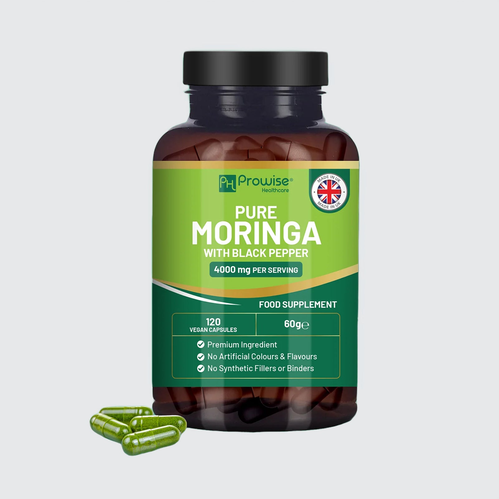 Pure Moringa 4000mg - Black Pepper