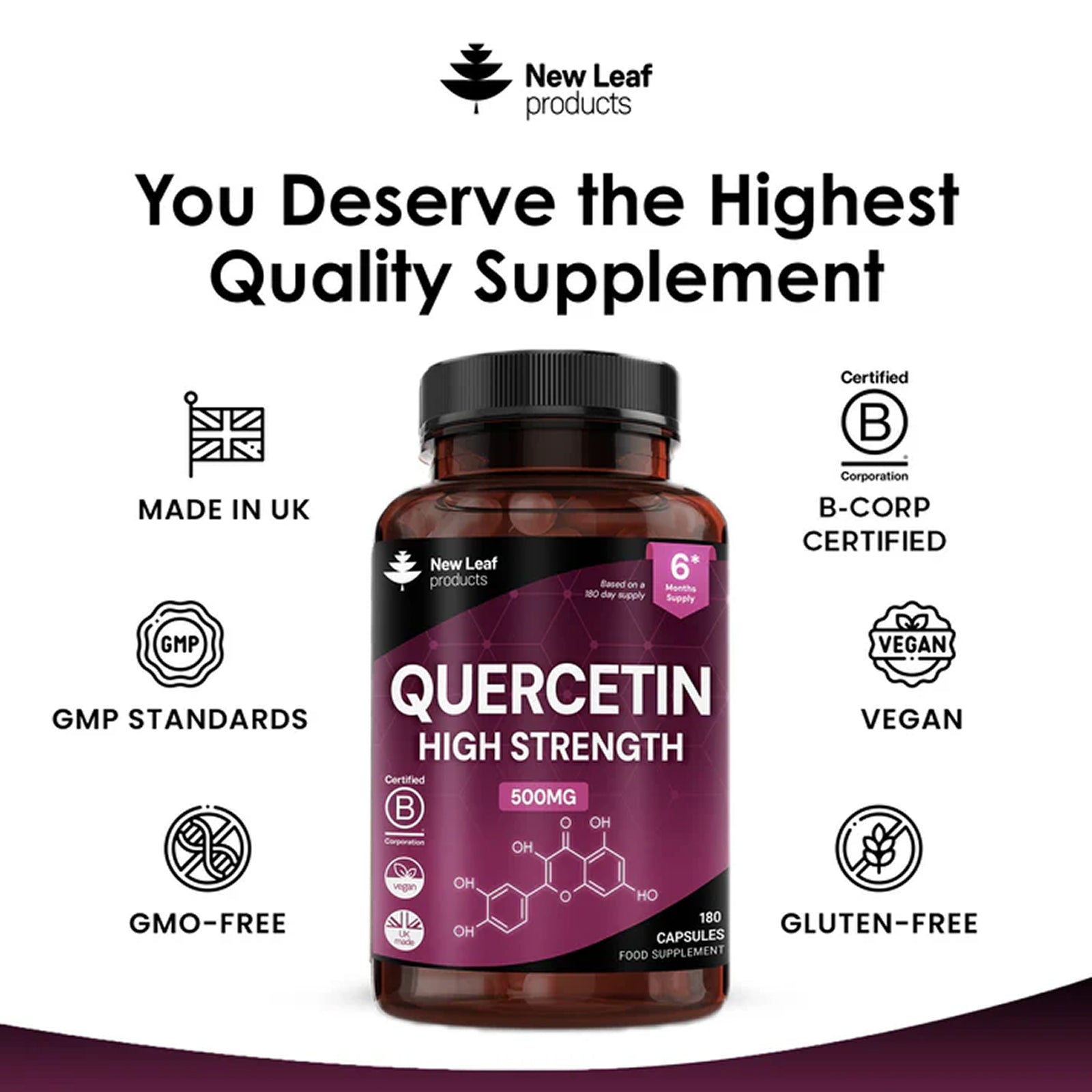 Quercetin Immune Health 500mg