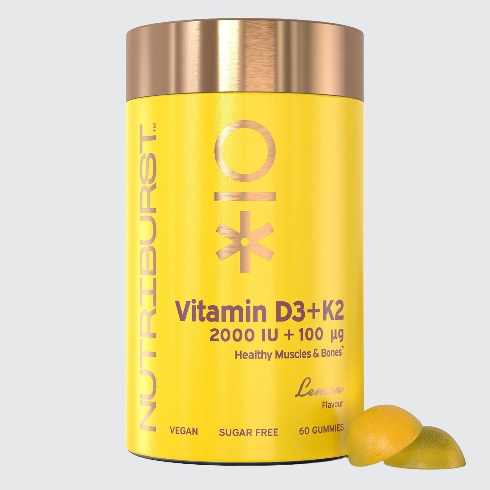 Sugar-Free Vegan Vitamin D3 + K2 2000iu