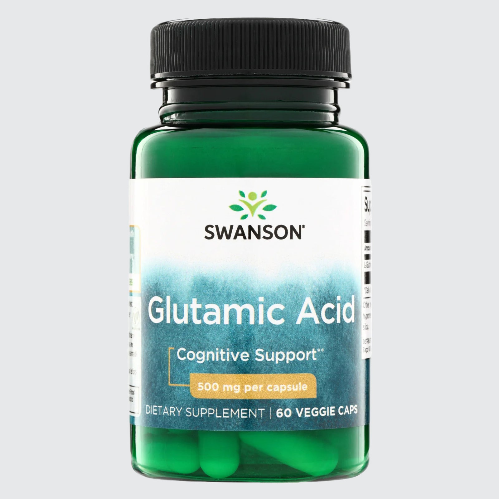 Swanson Glutamic Acid  60 vcaps - Brain & Memory Support