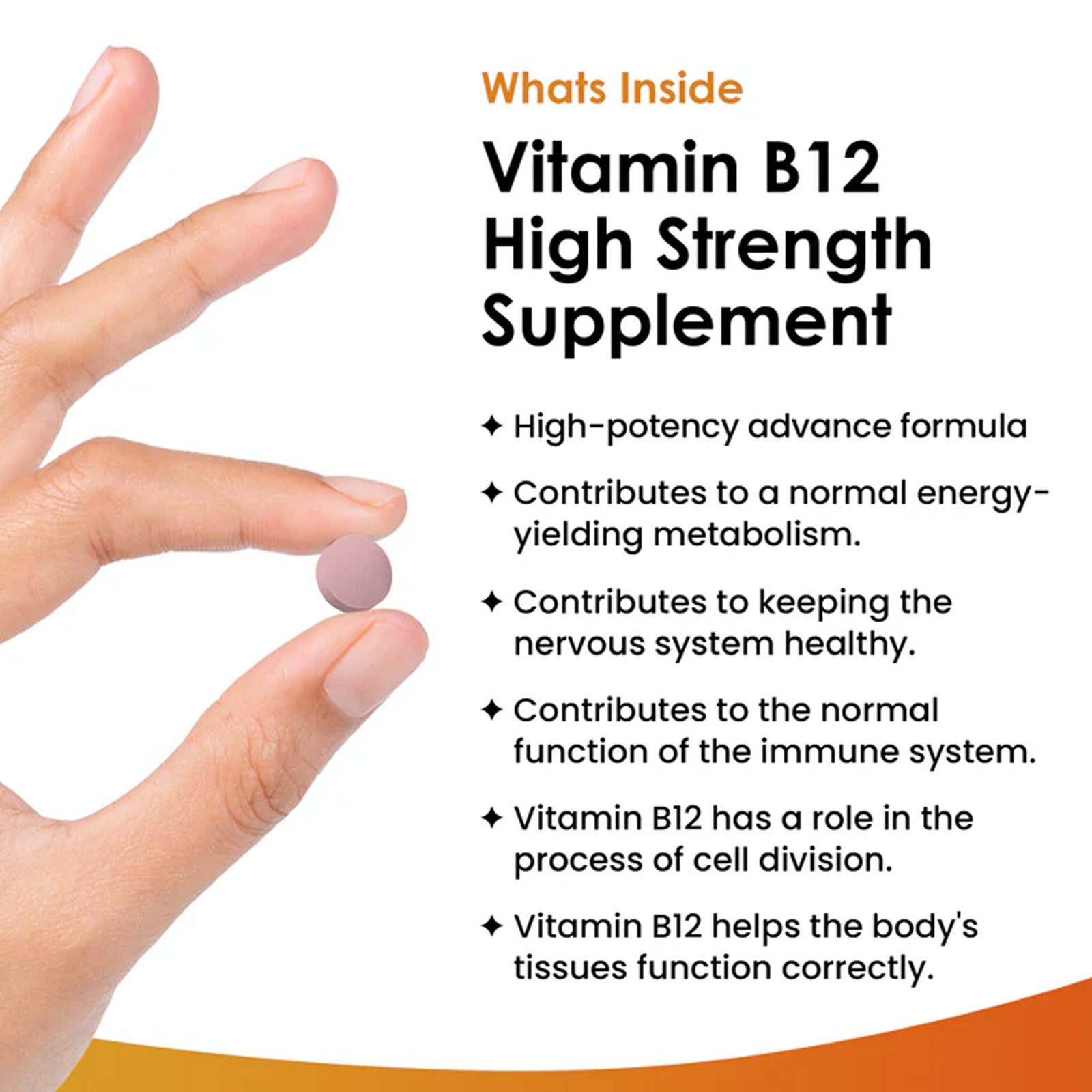 Vitamin B12 1000mcg Methylcobalamin