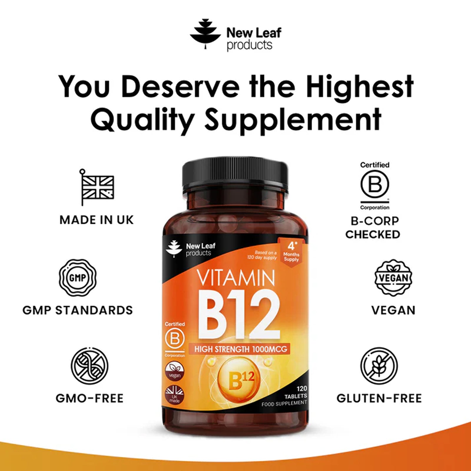 Vitamin B12 1000mcg Methylcobalamin