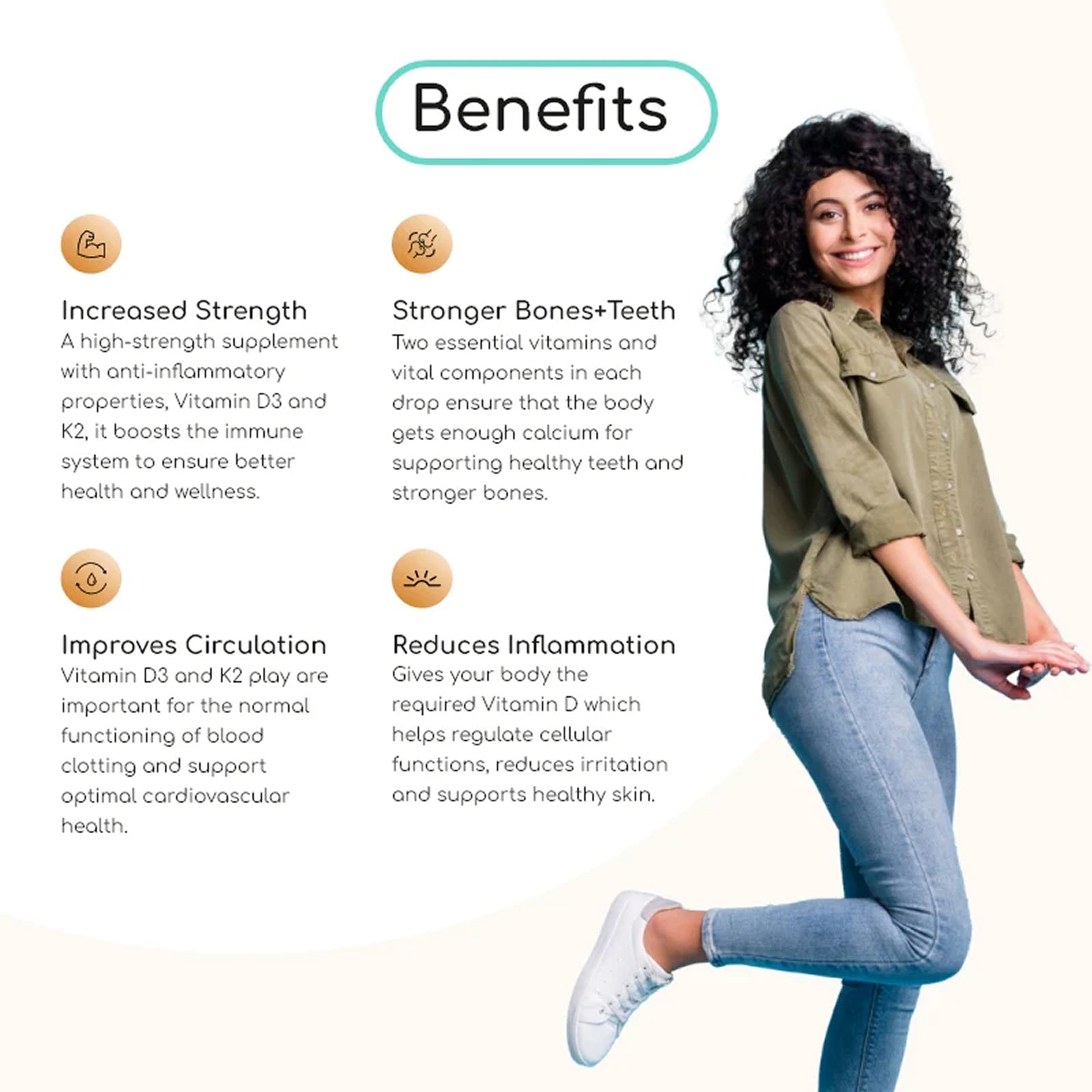 Vitamin D3 4000iu + K2 MK7 25µg I Orange Liquid Drops