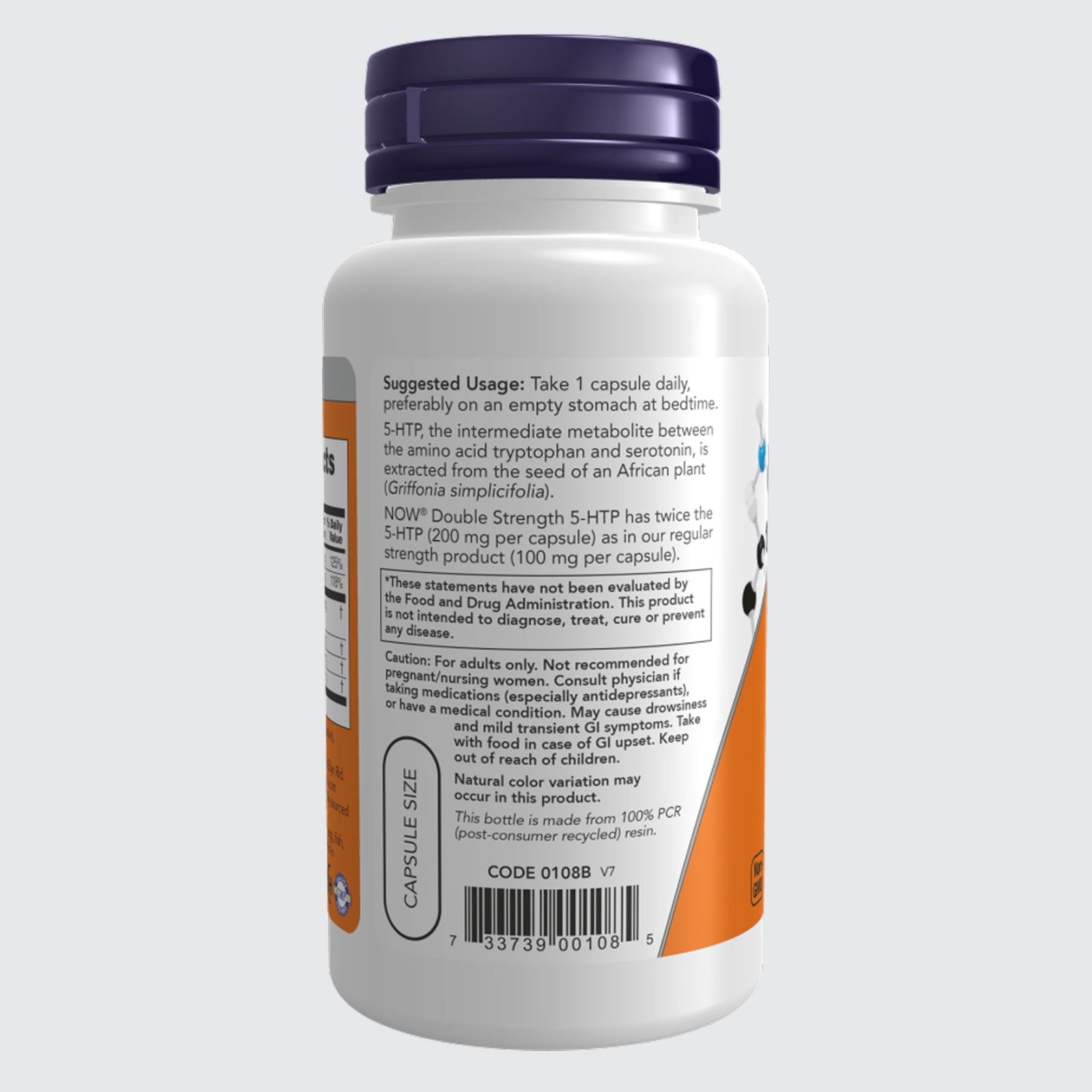 5-HTP, Double Strength 200 mg