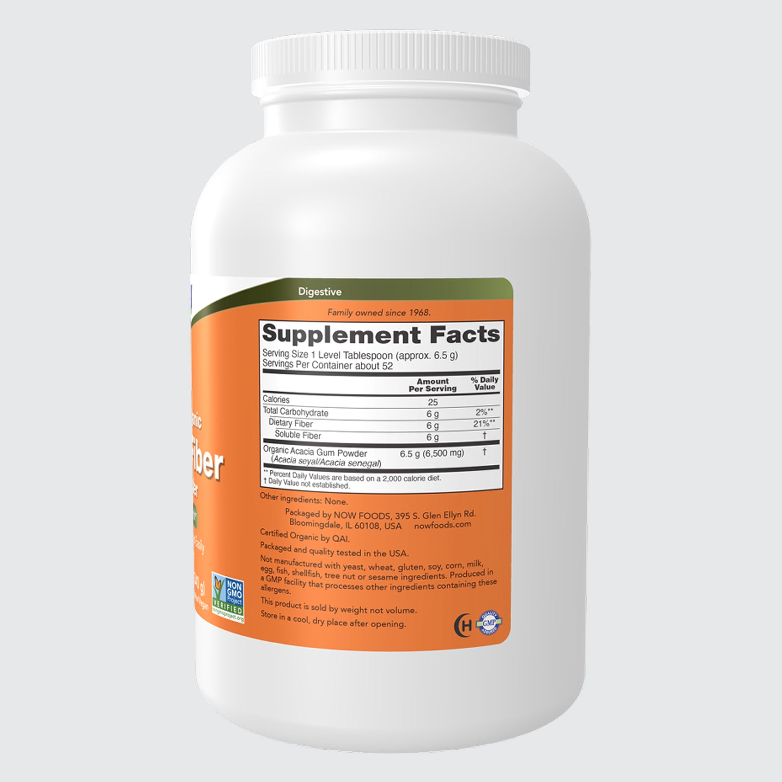 Acacia, Organic/Prebiotic Powder