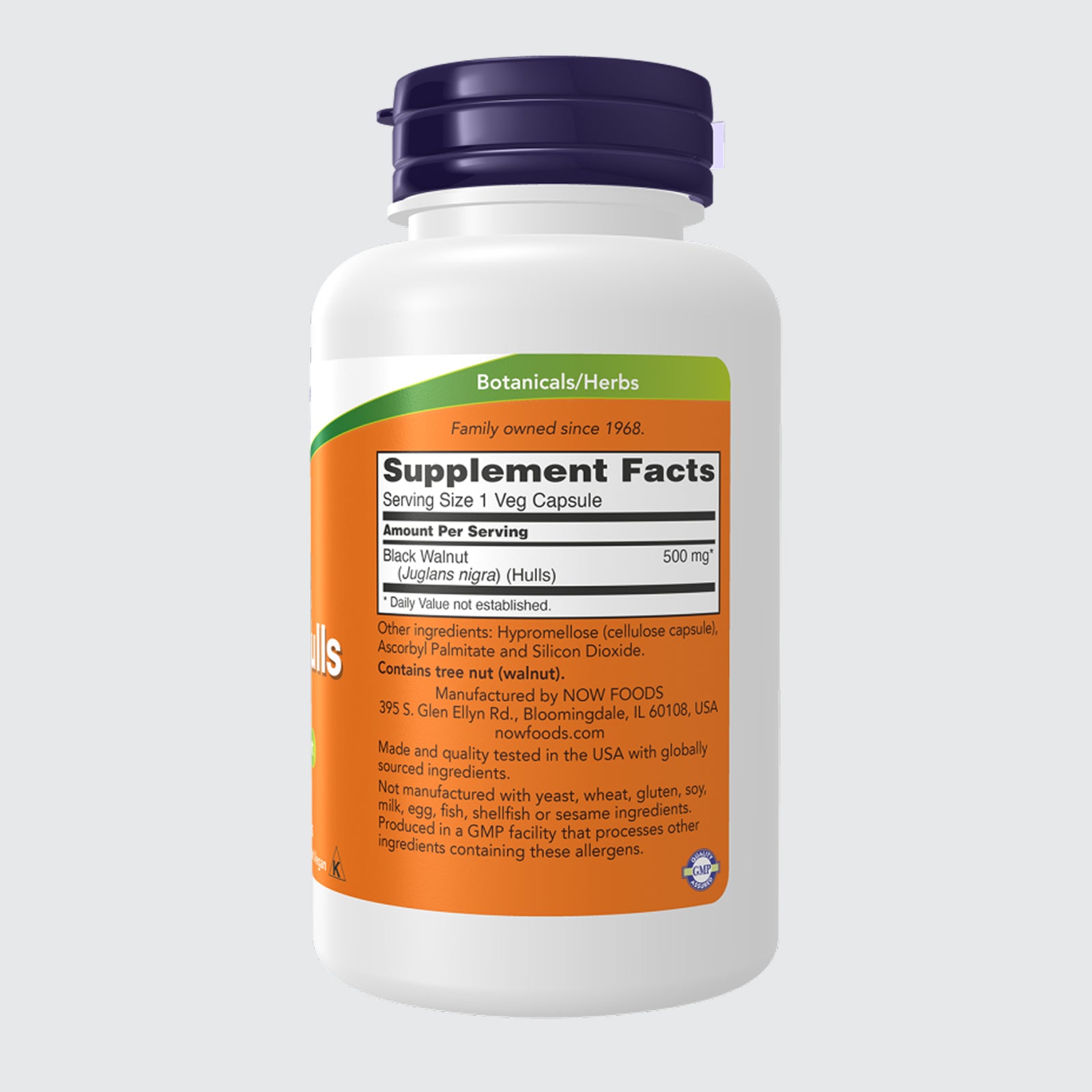 Black Walnut Hulls 500 mg