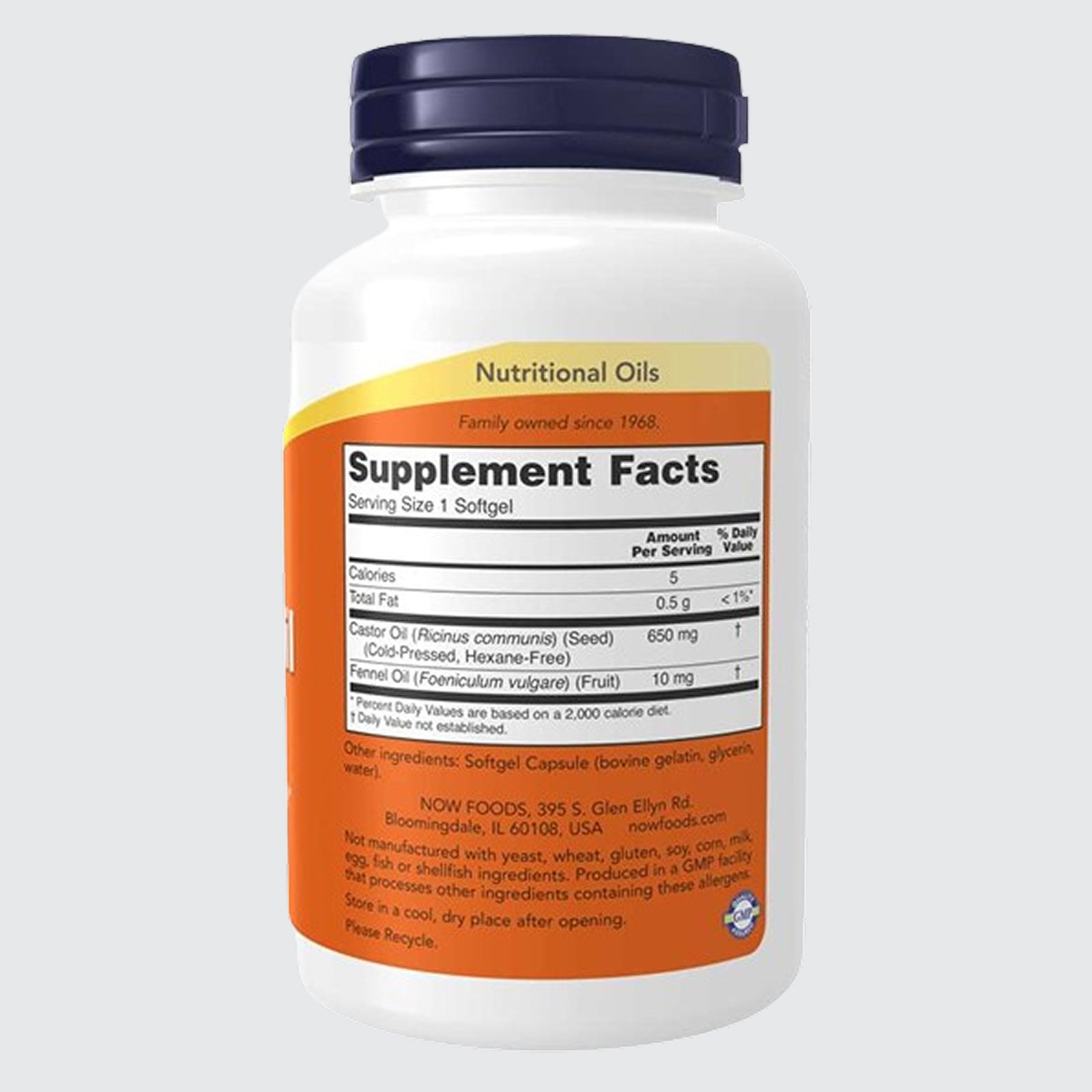 Castor Oil 650 mg