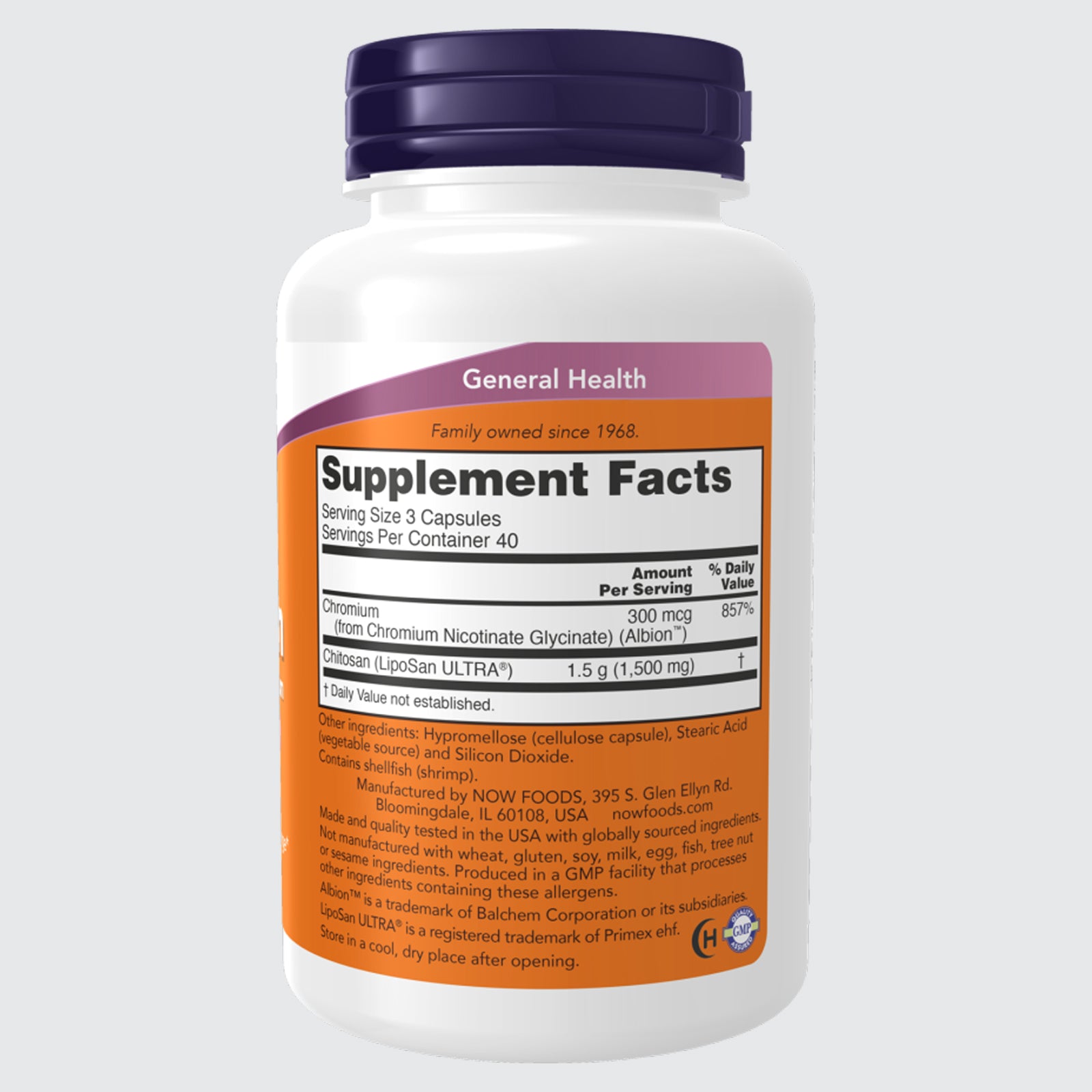 Chitosan 500 mg plus Chromium