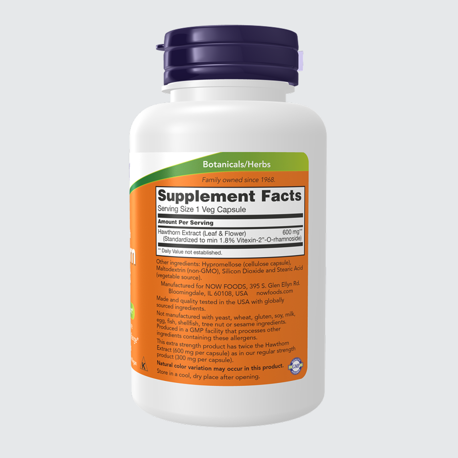 Hawthorn Extract 600 mg, Extra Strength