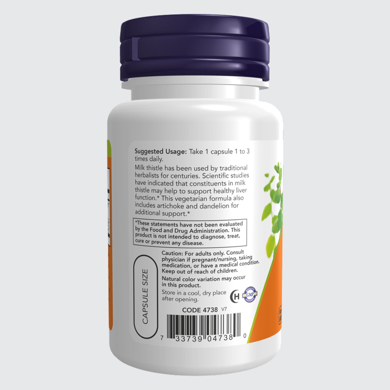 Milk Thistle Extract, Double Strength 300 mg